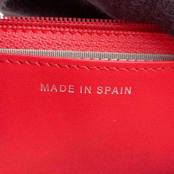 CHANEL CC Logo Chain Wallet Calfskin salmon pink A48654 - Picture 14 of 16